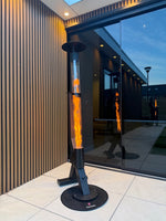 Pellet Stove on a Covered Patio or Veranda