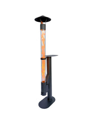 pellet heater with table – Flamesa Lumina on patio