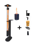 Flamesa® Lumina Starter Set – pellet stove with free Flamesa Vulcan and accessories